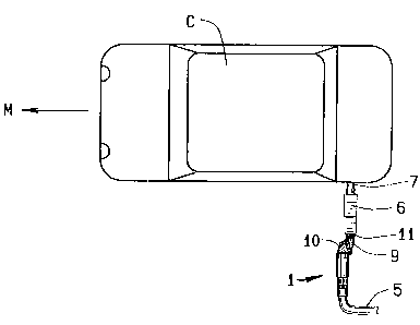 A single figure which represents the drawing illustrating the invention.